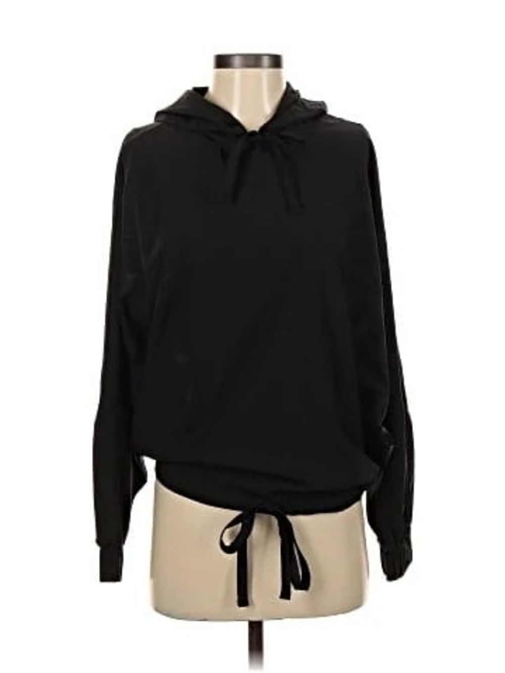 Jessica Simpson Black Drawstring Hooded Sweatshirt